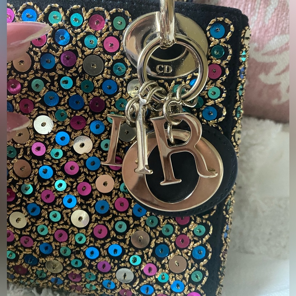 RARE Limited Edition!! Chriatian dior mini lady dior crossbody bag. - Picture 4 of 16